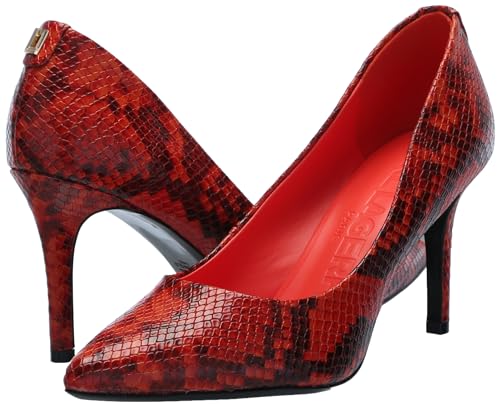 Image of Karl Lagerfeld Women's Royale Snake Textured Dress Pump