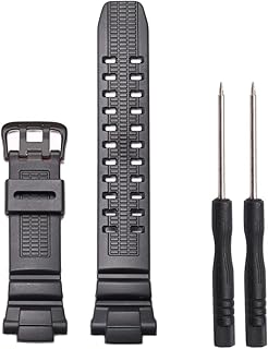Resin Strap Compatible with Casio G-Shock GW3000B GW-3500 GW-2500B G-1000 Men's Black Replacement Rubber Wrist Watch band Bracelet