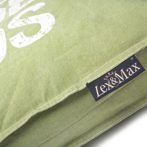 Funda para cama para perros medianos verde de 75x50 cm 3