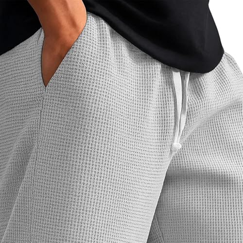 Shorts deportivos para hombre de talle XX-Large gris miniatura 2