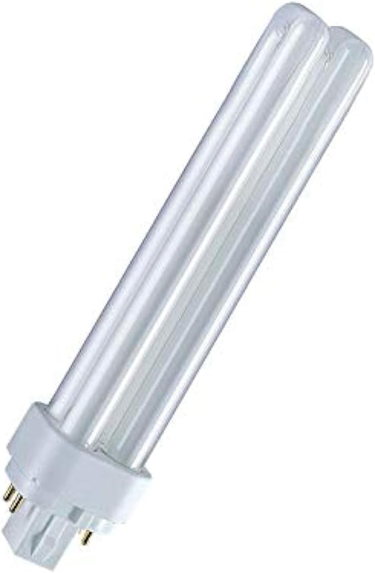 DULUX D/E 26W/865 Compact Fluorescent Light Bulb, Energy Saver Lamp 6500K, Base G24Q3-4 Pin