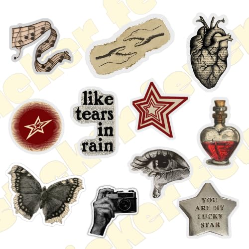 Image of Pack of 15 Cute Stickers for Laptops /Mobiles /Guitar /Journal etc. (Simple Aesthetic)