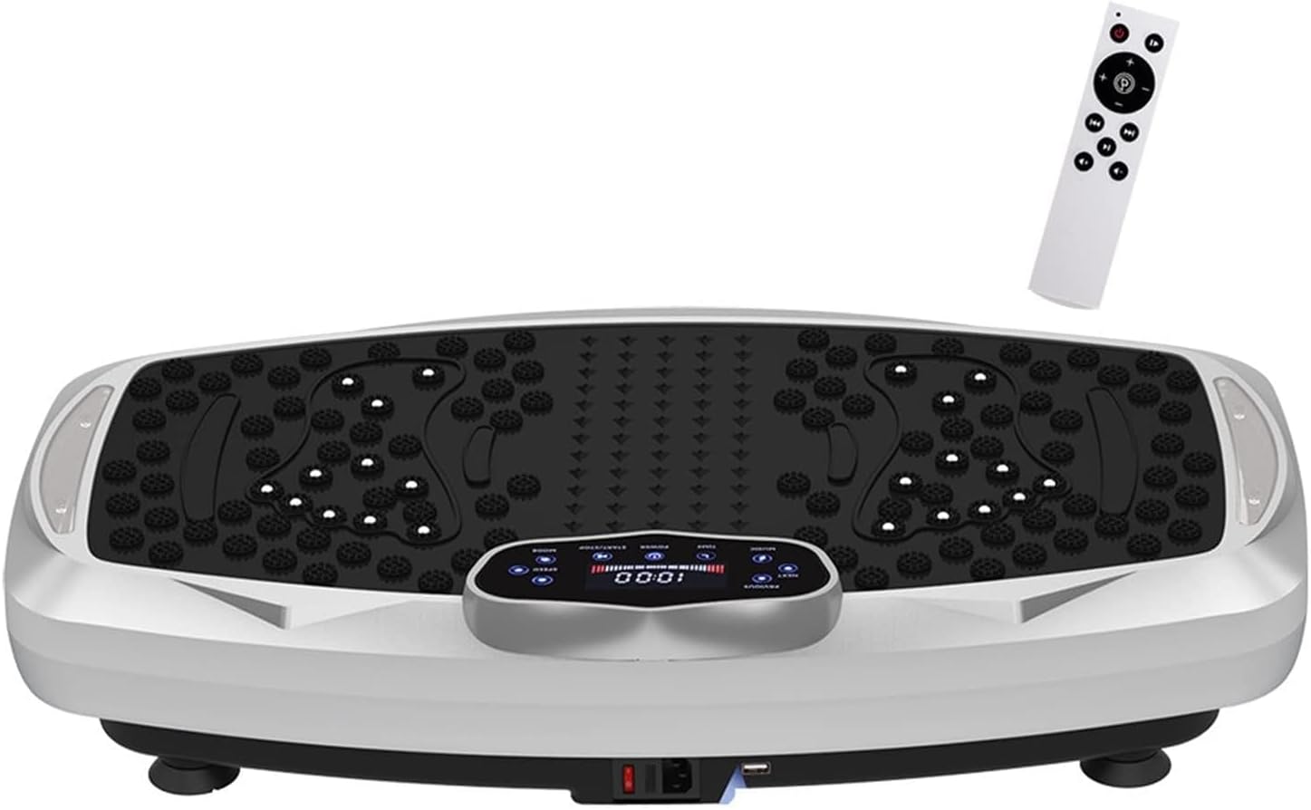 Vibration Plate Exercise Machine,Whole Body Vibration Platform Machine,Fitness Vibration Trainer for Weight Loss Shaping Toning Home Gym