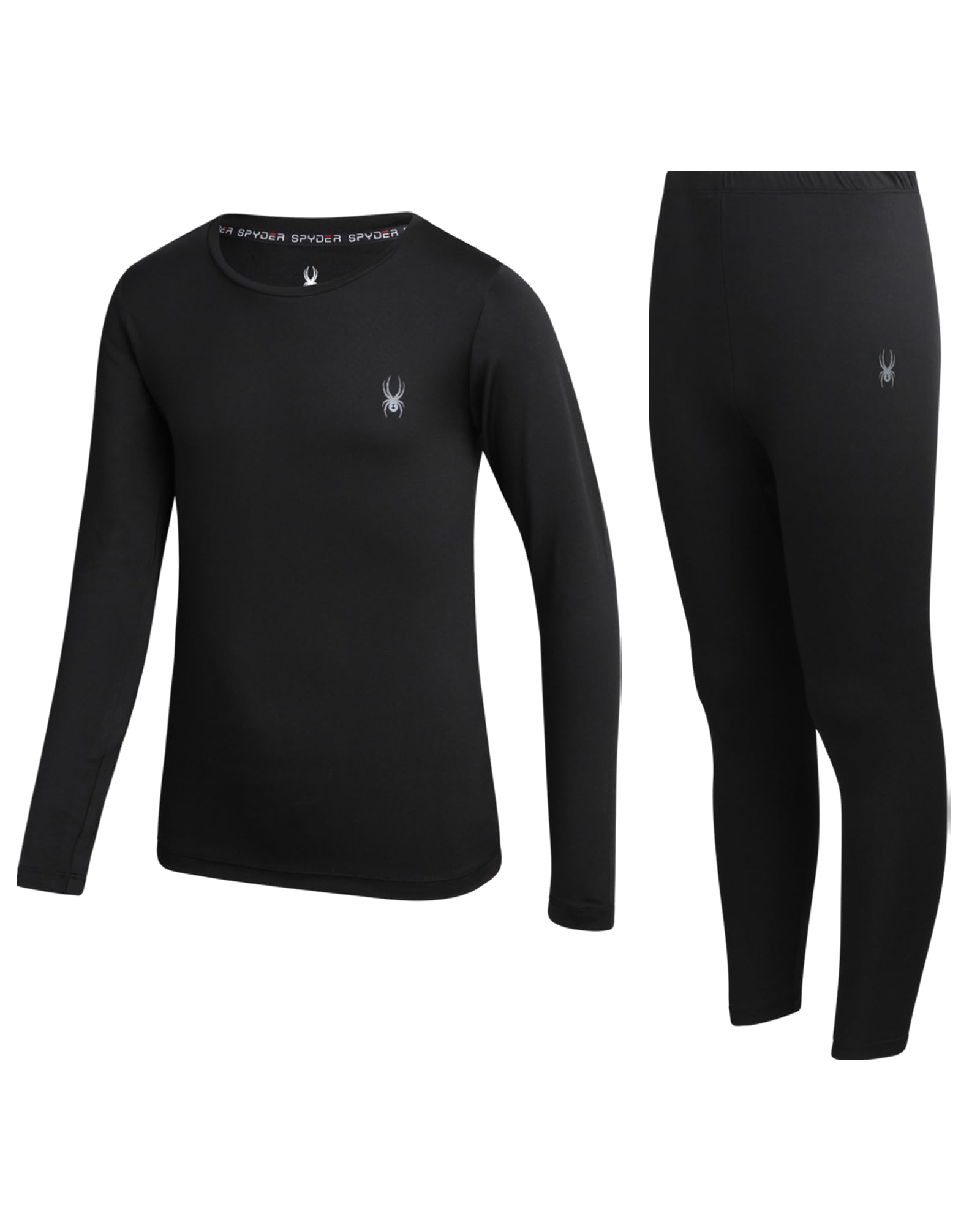 Kids Thermal Underwear Set - 2 Piece Moisture Wicking Insulated Girls Boys Thermal Set Base Layer Long Johns for Kids