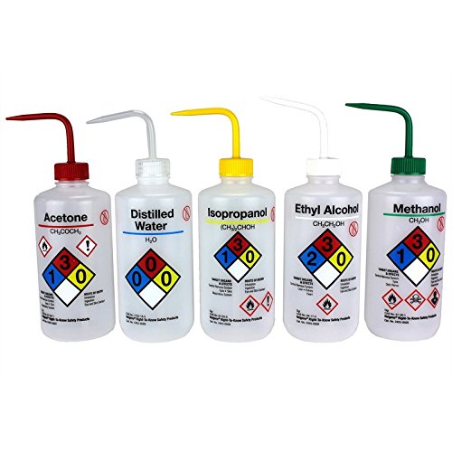 NALGENE 2425-0505 Wash Bottle S DistW LDPE 500ML 6PK 24CS