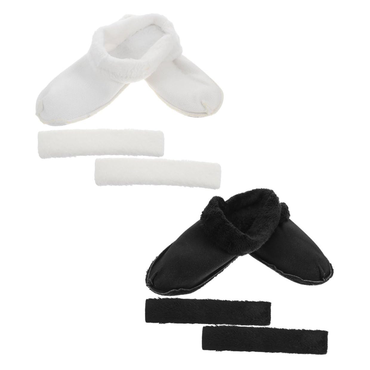 10 Pares Forros de Lana para Zuecos Invierno Plantillas Desmontables y Lavables de Felpa Inserciones Acogedoras para Zapatillas de Casa Hombre y Mujer Aislamiento Térmico y