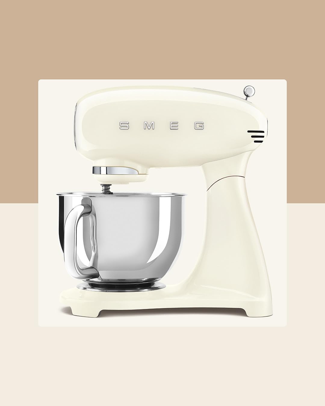 Smeg SMB401 Polished Stainless Steel Bowl for SMF02 | SMF03 Stand Mixer Models 4.8L 5 Qt Dishwasher Safe with Ergonomic Handle product thumbnail 8