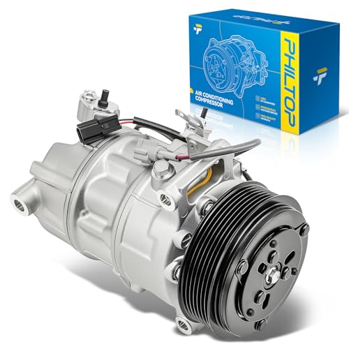 Image of PHILTOP 926004GB0A NEW AC Compressor for INFINITI Q50 2014-2024 3.0 /3.7L | for Nissan 370Z 2019-2020, INFINITI Q60 2017-2022 3.0L, Replaces# 926004GB0B 98588 68021835AD 68202995AB RL021835AD