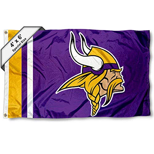 Minnesota Vikings 4 ft x 6 ft Foot Flag