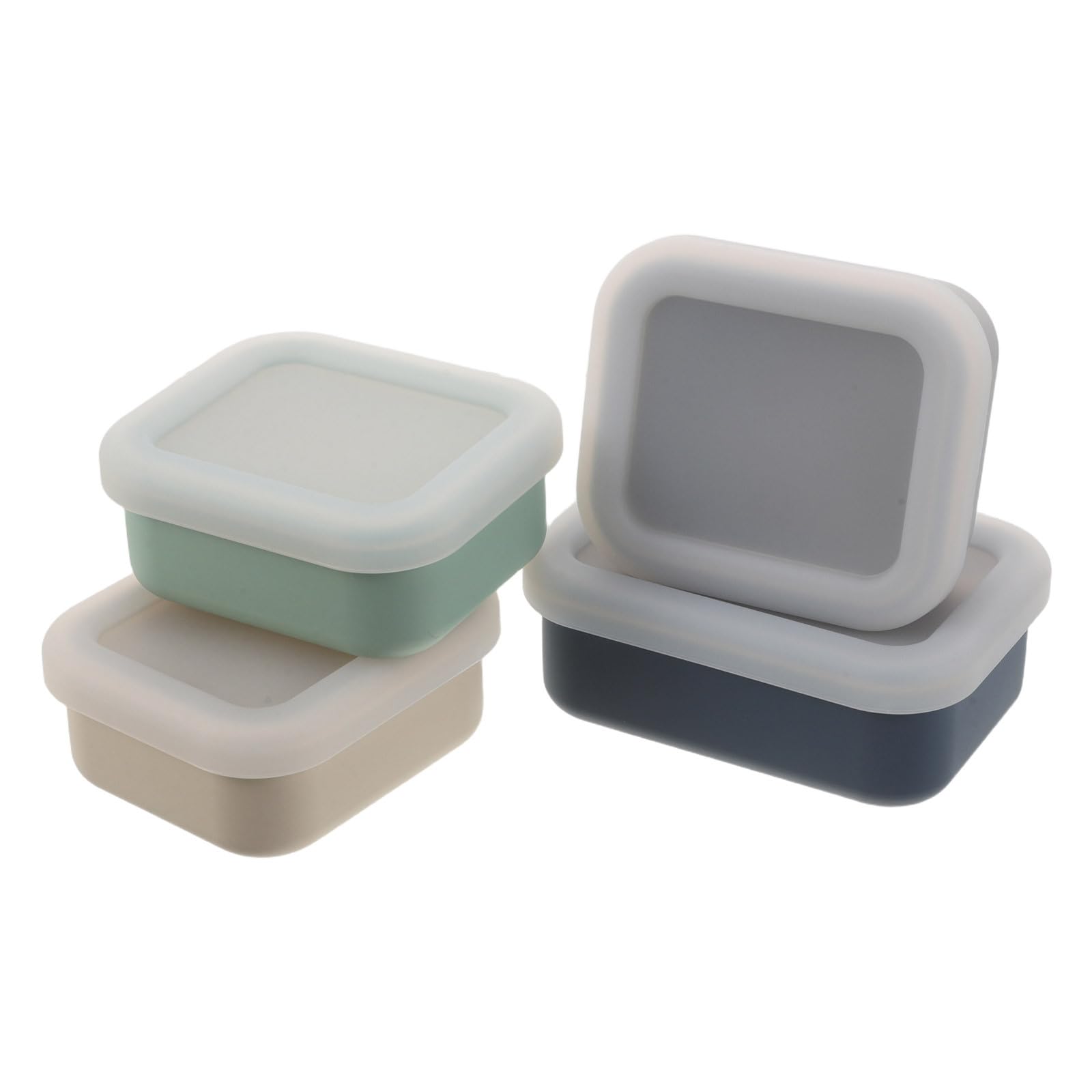 4 fiambreras de viaje para exteriores, recipientes bento a prueba de