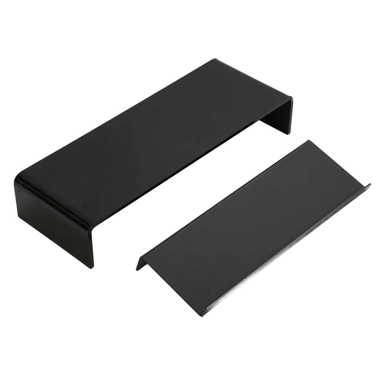 Ejoyous Akrylowy Stojak na Monitor, Przezroczysta Podstawka Pod Monitor 20,5 X 7,5 X 3, Cala ze Stojakiem na klawiaturę, Ergonomiczny Akrylowy Stojak Komputer do Biurka w Domu, Pasuje do Monitora
