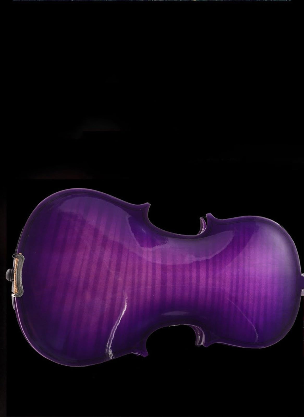 Geige Lila Violine Anfänger Übung Violine Weiß Kiefer Saitenhalter(1/2)