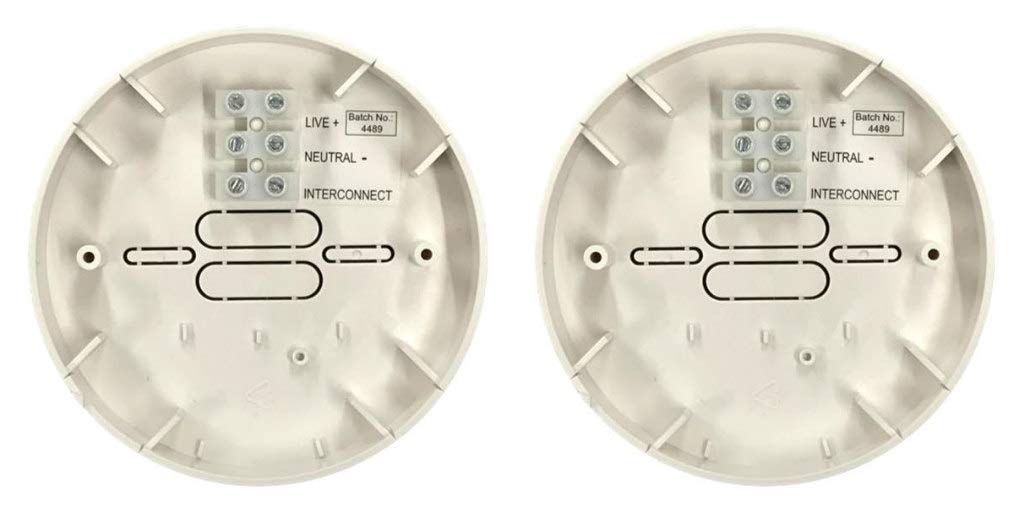 Pack of 2 x Hispec HSSA/PA Surface Mounting Pattress for HSE Range Smoke/Heat Alarms