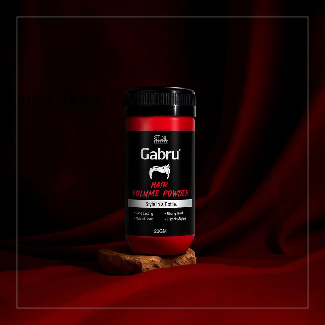 ST.bir GABRU Hair Volumizing Powder Wax strong hold Hair Powder (10 g) Hair Powder (10 g) PACK OF 2 4