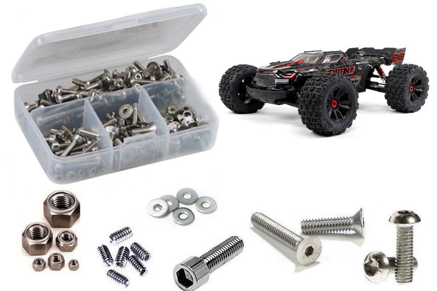 RCScrewZ Stainless Steel Screw Kit Compatible with Arrma 1/5 KRATON 4X4 8S BLX EXB (#ARA5808V2)