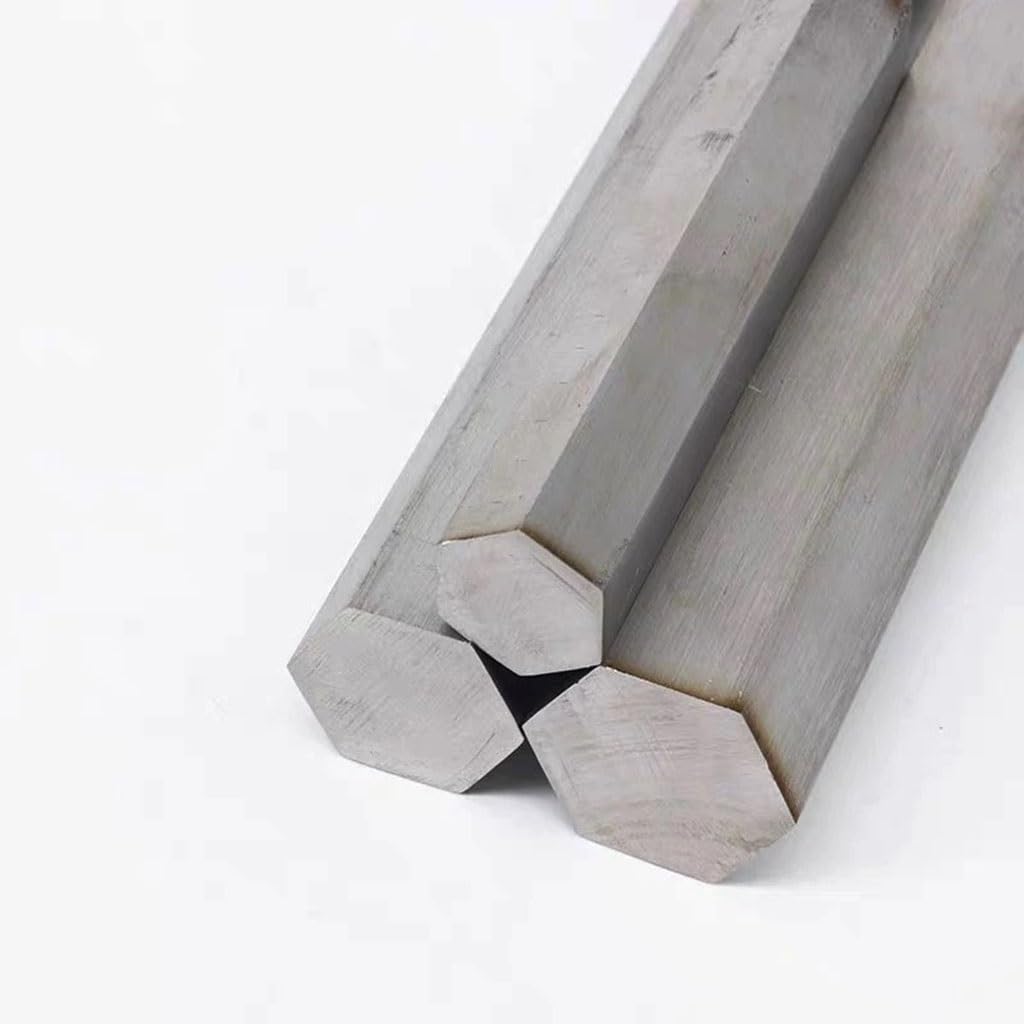 Barras de acero inoxidable, Barra hexagonal de acero inoxidable 304, longitud 100/200/300/500 mm, diámetro 5-26 mm, eje hexagonal métrico lineal, 1 unidad(300mm,24mm)