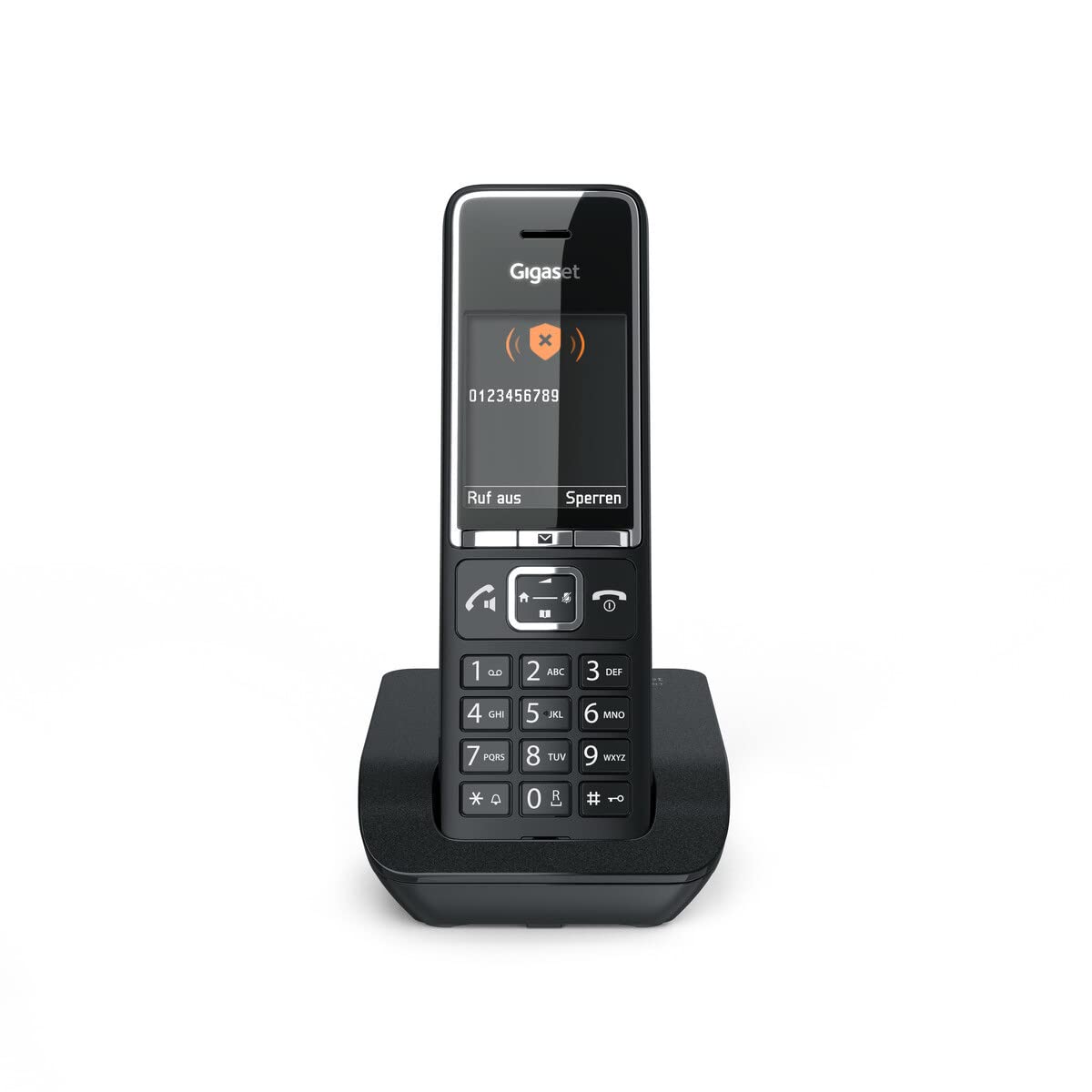 Gigaset Comfort 550 Analog Telephone Caller Id Black, S30852-H3001-B104