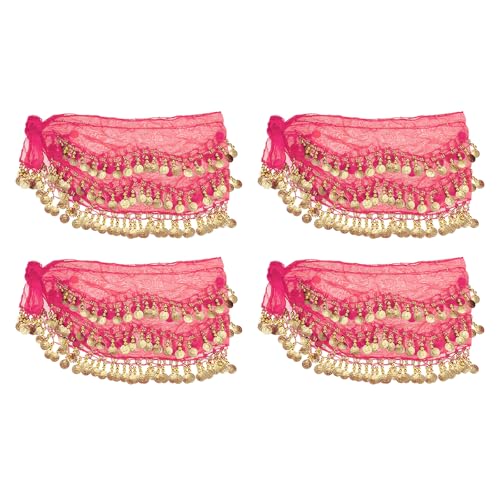 Jupe costume danse orientale fuchsia PATIKIL pour sublimer vos séances de yoga et fitness