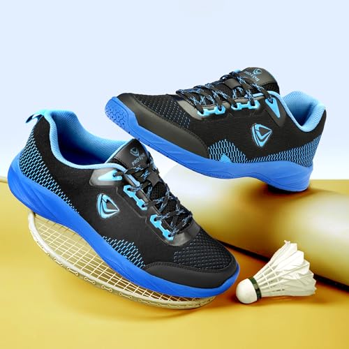 Image of PRO KVH Court Flyer 2.0 Non-Marking Badminton Shoes | Indoor Court Shoes for Badminton & Indoor Sports | Lightweight, Breathable, Cushioned, Durable & Comfortable Make regenrate This Product titel