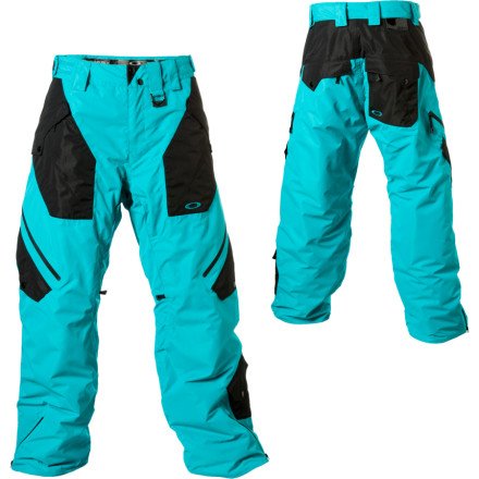 Oakley Men's Corked Pant (Turquoise/Black, Small)