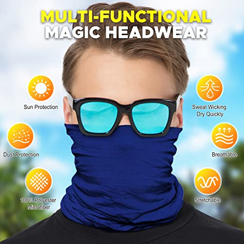 Image of JOEYOUNG Headwear, Bandana, Neck Gaiter Head Wrap Headband Balaclava Magic Scarf