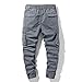 Men's Cargo Joggers–Slim Fit Flex Work Pants with Belt Loops Elastic Waist Zipper Pockets Drawstring Waist–Dynamics LLC 2025 [Gray, Size 36]