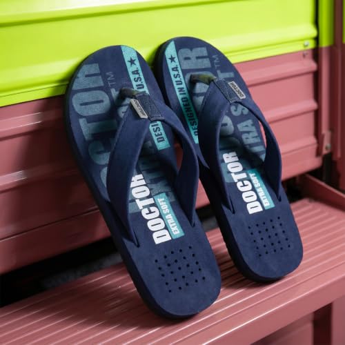 Image of DOCTOR EXTRA SOFT Slipper Care Orthopaedic and Diabetic Super Fitting Comfort Doctor Slipper, DR. Slipper, Flip-Flop, Slides and House Slipper for Men's Men's-FeelGood-D-31