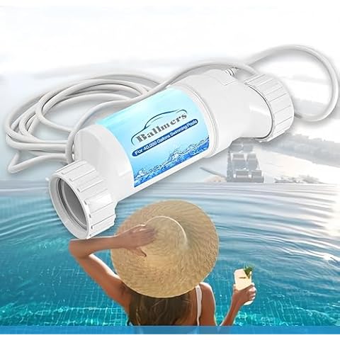 T-CELL-15-SWP Salt ChIorination Cell Compatible with Hayward, T 15 Cell Salt for In-Ground Swimming Pools up to 40,000 Gallons Replace# W3T-CELL-15 T-15 Cover