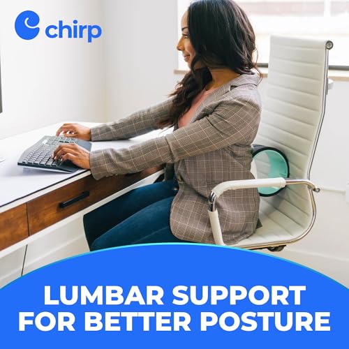 Plexus Chirp 6” Deep Tissue Wheel+ for Back Pain, Stretches and Strengthens Core Muscles, Relieves Strain to Muscles and Ligaments, Helps Prevent Herniated/Bulging Discs, Arthritis, and Osteoporosis.