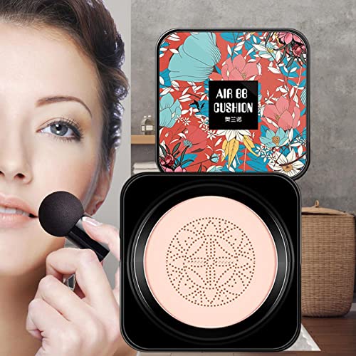 Cogumelo Cabeça CC Creme - Base Hidratante BB - Corretivo Natural Maquiagem Nude Duradoura, Base Pri