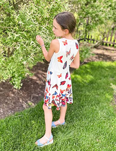 Bfustyle Cute Dresses For Girls Fall Tank Playwear Skater Dress Twirl Frocks Sleeveless Casual Sundress For Kid Girl, 6-7 Years #TOP3