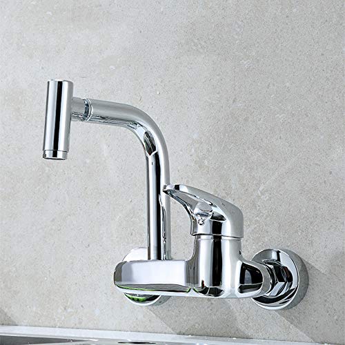 Grifo de cocina de pared de 360 grados idóneo para lavar verduras y llenar ollas grandes de agua 5