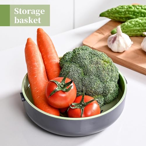 Image of Vegetable Chopper Multifunctional All in 1 Heavy Duty Manual Mandoline Food Dicer Slicer, Onion Dicer, Kitchen Chopper, Veggie Chopper with Container, Vegetable Slicer Cutter