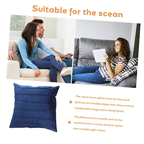 Housse de coussin velours rénovation canapé housse douce 3pc - 6