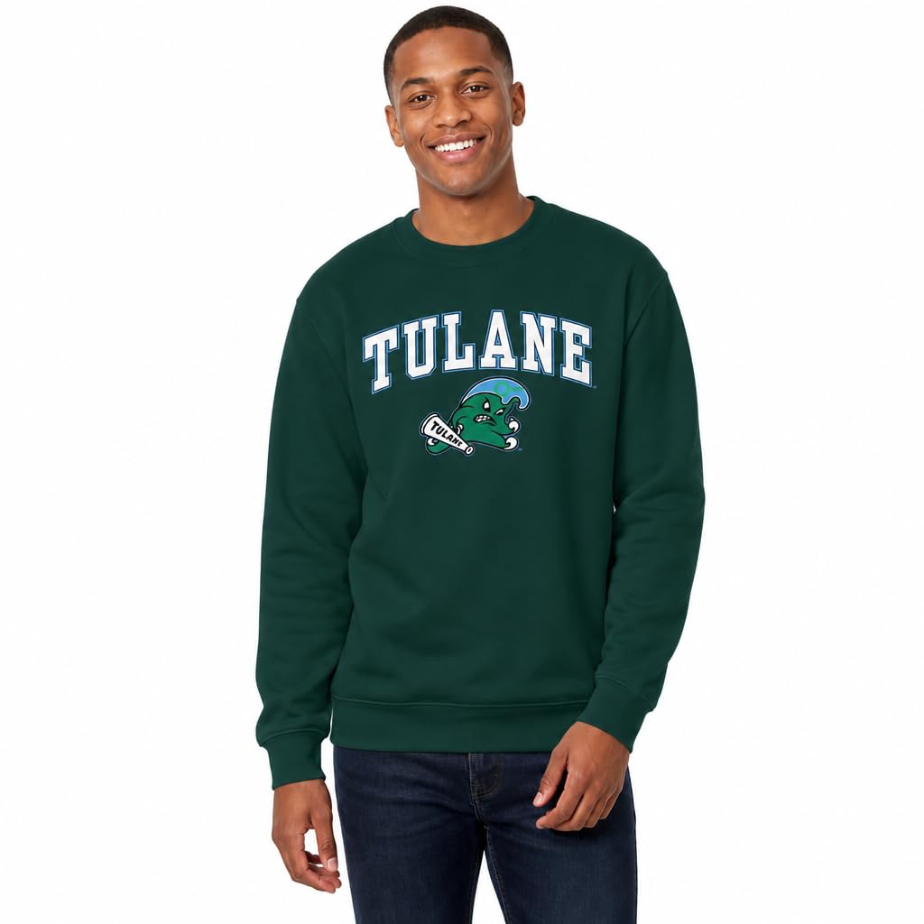 NCAA College Sweatshirt Fleece Crewneck Pullover for Men and Women