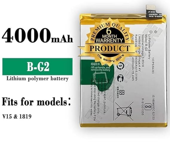 Image of Original B-G2 Battery for Vivo Y12 1904 /1940 /V15 /1819 Battery with 6 Month Warranty *** (G0045)