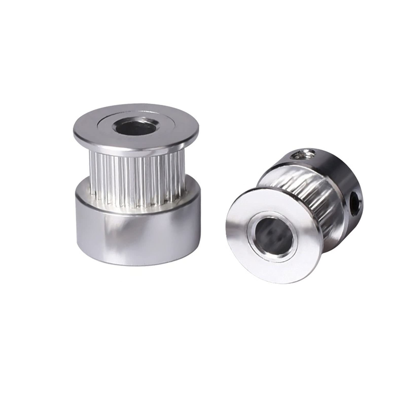 polea, 2 piezas GT2 20 dientes, diámetro interior 4/5/6/8 mm(For Belt Width 10mm,Bore 4mm)