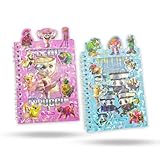 LBYYFCA 2 Pack Cartoon Italian Brainrot Animals Stickers,DIY for Laptop Water Bottle Handheld Creative Notebook (tzb-2)