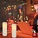 Vinkor Flameless Candles Flickering Flameless Candles Set of 2 Decorative Flameless Candles: 6