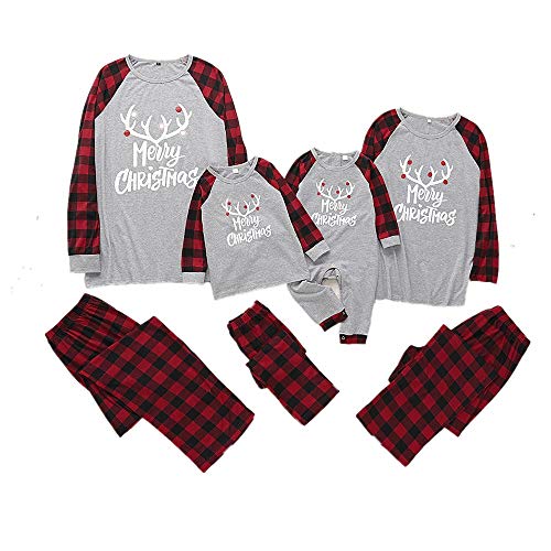 Image for Family Matching Pajamas Long Sleeve Top and Pants Christmas 
