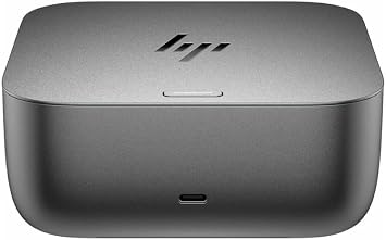 HP 100W G6 Thunderbolt 4 Dock Universal Thunderbolt/USB-C Docking Station | Bundle with DKZ Hub, Single Cable for Charging, Data Transfers to Any Brand Laptop) 9X472UT#ABA