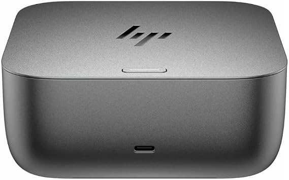 HP 100W G6 Thunderbolt 4 Dock Universal Thunderbolt/USB-C Docking Station | Bundle with DKZ Hub, Single Cable for Charging, Data Transfers to Any Brand Laptop) 9X472UT#ABA