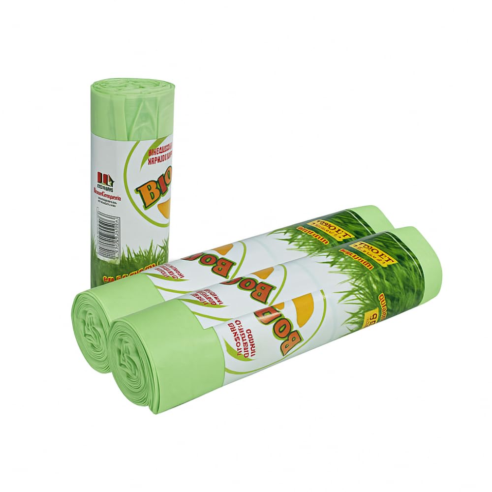 VIRSUS Sacchi Raccolta Umido e Organico cm 50x60 (30 Litri) 100 Pezzi biodegradabili e compostabili