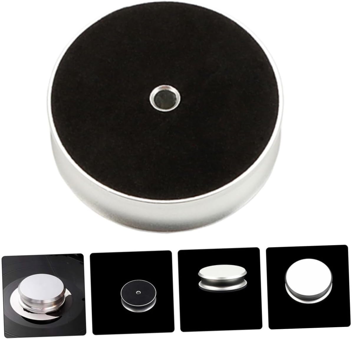Balanced Disc Stabilizer Weight Clamp for Turntables Vinyl Turntable Vibration Reducer for Enhanced Sound Quality and Stability