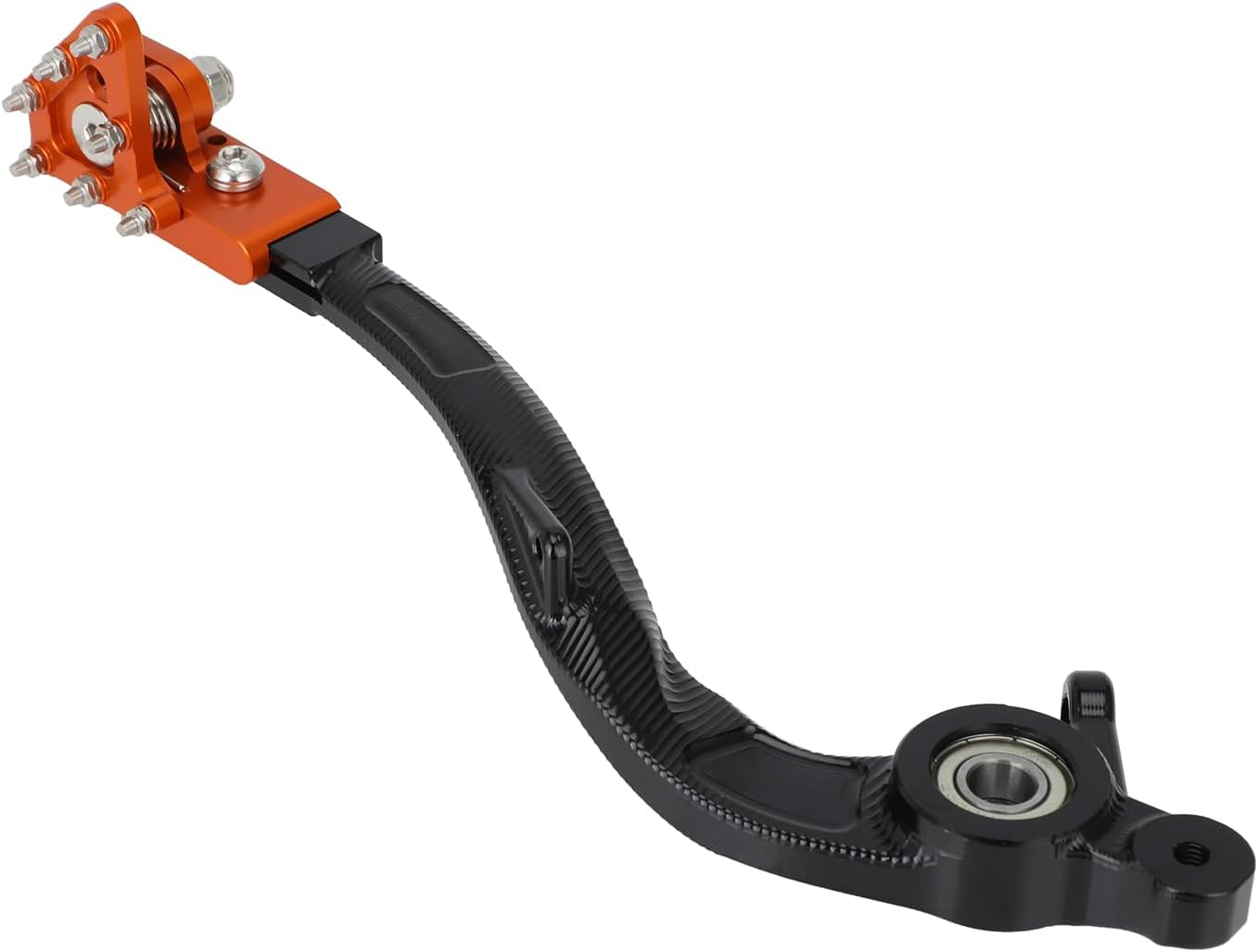 Motorcycle Rear Brake Pedal Foot Lever Foldable CNC for 125 250 300 SX/XC/EXC 250 350 450 SXF/EXCF/XCF Orange