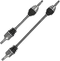 Vista 29 de Detroit Axle - 4WD Front 2pc CV Ejes para Chevy Trailblazer EXT GMC Envoy XL XUV Buick Rainier Isuzu Ascender Saab 9-7x Oldsmobile Bravada, 2 Ejes