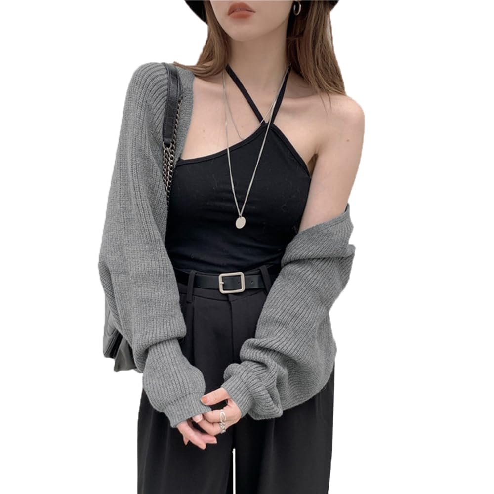 Amazon | [miniministore] ボレロニットカーディガン クロップド