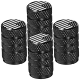 SOLUSTRE De Tige De Valve De Pneu Drapeau Américain 4 Pièces De Pneu De Voiture De Tige De Valves De Pneu De Véhicule Motif De Drapeau Américain De Buse