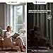 Deconovo Blackout Curtains for Bedroom–Set of 2 42W x 84L Inch Thermal Insulated & Noise Reducing Panels–Home Window Room Darkening Sustainable Grommet Drapes for Living Room and Nursery, Light Beige