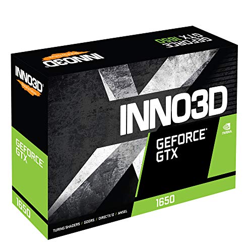Image of INNO3D GEFORCE GTX 1650 Compact 4GB GDDR5 PCIe 3.0 Gaming Graphic Card - N16501-04D5-1510VA19